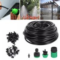 Sistema De Riego Automático 20M Con 20 Regadímetros Y Rojelladores Dispositivo De Enfriamiento Por Neblina Para Jardín Y Agricultura - details 3