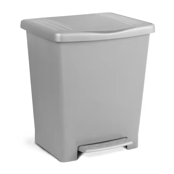 TATAY Cubo Pedal Millennium Gris 1101406 - Resistente y Duradero - 1
