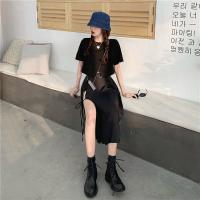 Falda Media Pierna Gótica Oscuro Vintage Para Mujer Elegante Moda Fiesta Club Cintura Alta Femme Bottom Streetwear Goth Falda - details 14