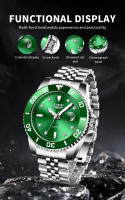 Reloj De Cuarzo Para Hombre LIGE Lujo Diamantes Oro Reloj Impermeable Acero Inoxidable Luminoso Reloj De Negocios Para Hombres - details 3