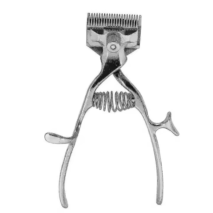 Hair Trimmer Manual, Classic Clipper Old Fashion Manual Clipper Haircut Hand Push Hair Clipper Mute Hair Cutting Tool - 1
