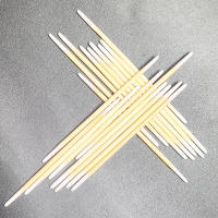 Cotonete De Madera Con Puntas Agudas Doble Final Para Microtejido Cotonetes De Algodón Para Retirar Maquillaje Eco-amigable Pack De 50/100/200/300/400 - details 4
