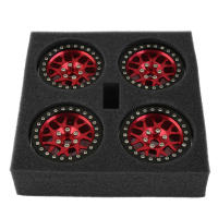 4PCS Rines De Luco CNC De Aluminio 2.2 Para Coche RC De 1/10 Axial SCX10 RR10 Wraith TRX4 TRX-6 - details 10