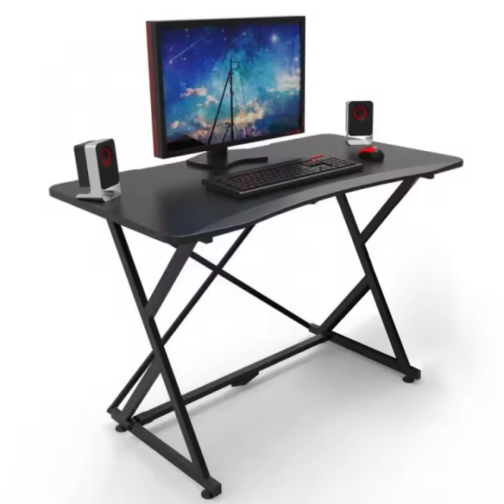 Techly ICA-TB ESG01 escritorio para ordenador Negro - 1