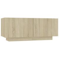 vidaXL Mueble TV madera contrachapada color 100x35x40 cm, Mueble de Salon, Mueble TV, Mueble TV salon, Mesa de TV, Mueble tele - details 2