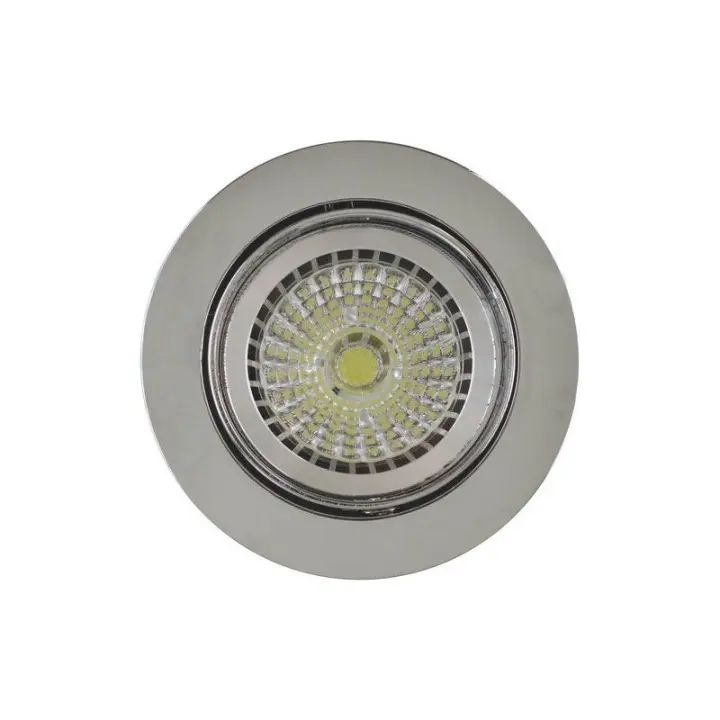 HUANGJISOO Downlight 634 GX5,3 12V 50W Cromo Brillo JISO 634D-11 - Focos Empotrables LED - 1
