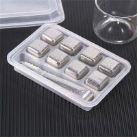 Juego De Cubos De Acero Inoxidable Reutilizable Para Enfriamiento De Vino Y Whiskey Herramienta De Barra Para Fiestas Eco-amigable Y De Alta Calidad - details 7