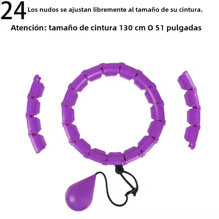 Aros Deportivos Ajustables Para Fitness Belt Equipo De Ejercicio Para Pérdida De Peso Y Modelado Del Cuerpo En Casa Y Gimnasio - 1