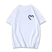 Camiseta De Verano Para Hombres Talla M-8XL Estilo Oversized Impresión De Amor Casual Para Hombres Y Mujeres - details 3
