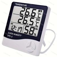 Termómetro Y Higrómetro Digital LCD Para El Hogar Medidor De Temperatura Y Humedad Con Sensor Estación Meteorológica Para Interior - details 1