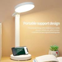 Luz De Escritorio LED Con Ventilador Y Reloj Cargador USB Luz De Lectura Con Protección Ocular Plegable Luz Nocturna Para Escritorio - details 2