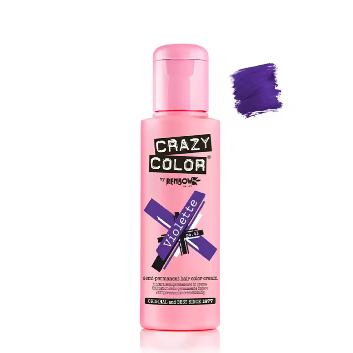 Tinte Semi Permanente sin Amoniaco 100ml: 43 -  Violette - Crazy Color - 1