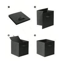 ZYLX SHOPPING - Pack 6 Cubos de Almacenamiento Plegable 31x31x31 cm – Caja Organizadora de Tela TNT para Estantería, Hogar y Jardín - details 1