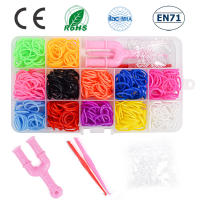 Set De Herramientas Para Hacer Pulseras Con Banda Elástica De Goma Kit De Manualidades Coloridas Para Niñas Juguete Educativo Para Niños Entre 7 Y 12 Años - details 1