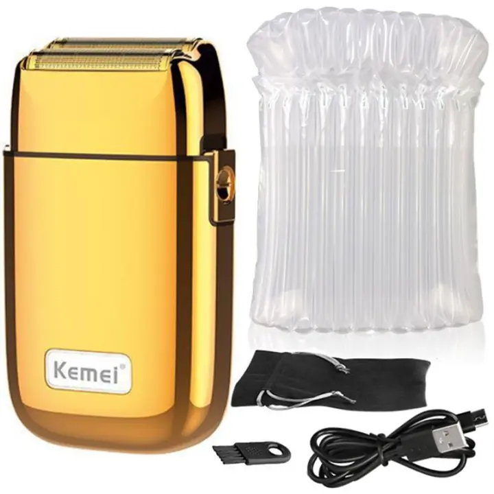 Kemei TX1 full metal electric shaver for men hair beard electric razor bald head shaving machine finishing fades rechargeable - 1