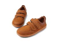 Bobux Kid+ Timber Low Mustard - Zapatos de piel para niños con doble tira autoadherente - details 0