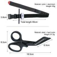 Kit De Primeros Auxilios Para Gatos Con Manguito Set De Supervivencia En Molle Funda Portadora De Equipamiento Médico Herramientas De Salud Para Exteriores - details 14