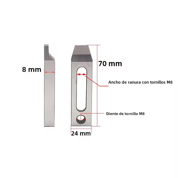 Herramienta De Abrazadera Para Máquina De Trabajar Con Hilo CNC Soporte De Presión De Acero Inoxidable Juego De Soportes De Jig M6 M8 M10 - 1