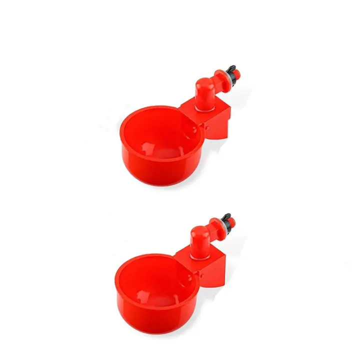 Copa Automática Para Pollos Alimentador De Agua Plástico Pecuaria Bebedero Para Pollos Pato Ganso Cochinilla Medida Individual - 1