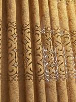 Cortinas De Khaki Con Agujeros Perforados Y Caracteres Vacíos Para Decorar Sala De Estar Y Dormitorio Material 100% Poliéster - details 2