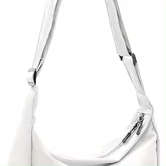Cruz Cuerpo Bolsa Mujeres hombres Hobos hombre Media Luna teléfono Bolsas crossbody Bolsa dumpling con Hombro ajustable - 1
