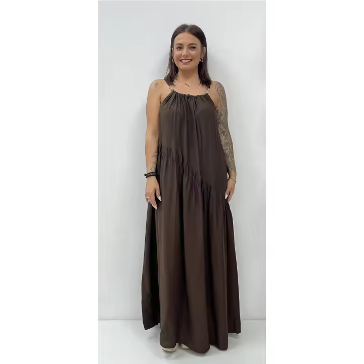 Vestido Valeria Marron - 1