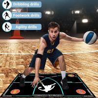 Portátiles Footwork Mat antideslizante silencioso todos los niños jugador agilidad piso entrenamiento pad equipo de la aptitud - details 1