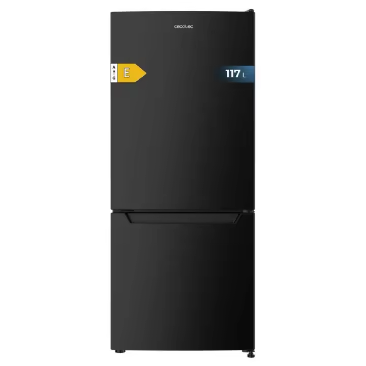 Cecotec Frigoríficos combi Bolero CoolMarket Combi 117 DF Black E - 1