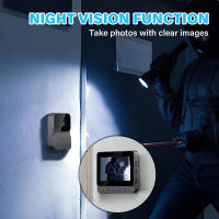 Videoportero, Videoportero inalámbrico de 4,3 pulgadas, cámara de timbre con monitor, detección humana, audio bidireccional, función de visión nocturna + tarjeta de memoria 64G - details 4