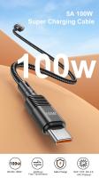 Cable USB Tipo C 100W 5A Carga Rápida Tipo-C Para Huawei Honor Cable De Datos USLION Compatible Con Xiaomi Y Otros Teléfonos - details 0