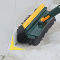 Cepillo De Piso 3 En 1 Con Mango Largo Y Cepillo Ajustable Herramientas De Escobilla Para Limpieza De Cocina Y Baño Con Mágica Escoba Y Cepillo De Níquel - details 12