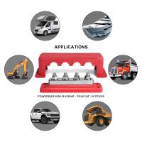 Bloque De Distribución De Energía M10 600A Barra De Autobús 24v Bloque Terminal Eléctrico Para Caravana Camión Barco Coche Camper RV - details 2