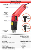 Cortadora Eléctrica De Espuma Foam Cutter Con Enfriamiento Por Aire Herramienta De Corte De Espuma Poliestireno EPE Tablero De Aislamiento Herramienta De Calefacción - details 7