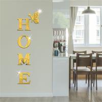 Nuevos Pegatinas De Pared En Forma De Mariposa Con Letras Inglesas Adhesivas Y Desmontables En Acrílico Decoración Moderna Para El Hogar - details 10