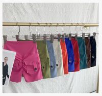 Shorts De Yoga De Cintura Alta Nude Para Glúteos Pera Con Bolsillo Rápidos Secado Entrenamiento En El Gimnasio Ciclismo Deportes Al Aire Libre Material Nylon Spandex - details 9