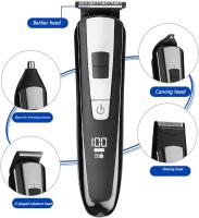 Cortadora de pelo 5 en 1, recortadora de pelo, recortadora y feitadora de Barba, recortadora profesional para helbres, recortadora de pelo y Orejas, feitadora corporal - details 4