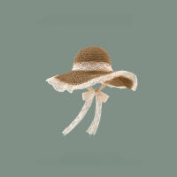 Sombrero De Sol Para Mujer Gran Alas Plegable Protección UV Sombrero De Playa De Paja Casual Para Verano - details 4