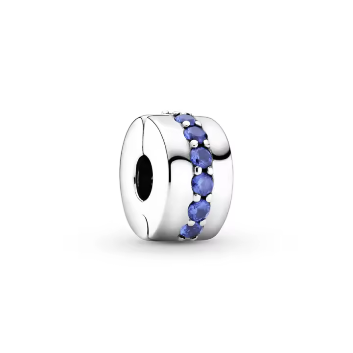 Pandora Pandora Clip en plata de ley Destellos Azules 791972C01 , para Mujer - 1
