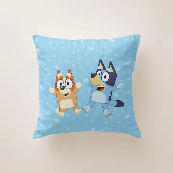 Cojín Infantil BLUEY 45x45 cm con Relleno – Funda Suave y Lavable - 1