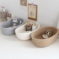Cesta De Almacenamiento De Hilo De Algodón Oval Para Juguetes De Niños Caja De Organización De Escritorio Caja De Almacenamiento De Cosméticos Y Llaves - details 19