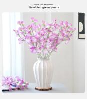 Flores Artificiales De Lino Fragantes 63CM Decoración Nórdica Para El Hogar Sala De Estar Mesa De Café Arreglo Floral - details 12