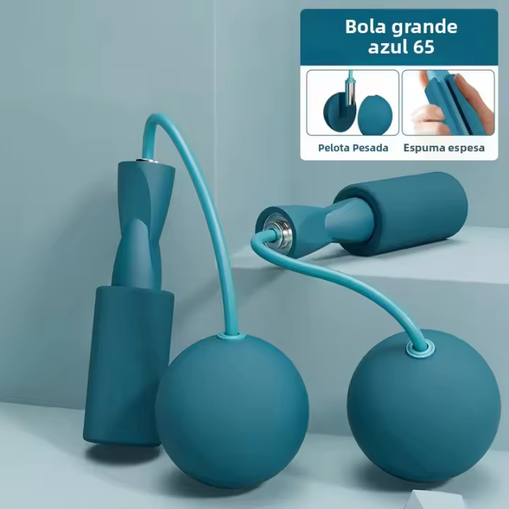 Cuerda De Saltar Sin Cable Con Pesas Para Entrenamiento De Fitness Y Quemador De Grasa Para El Gimnasio Y El Hogar - 1