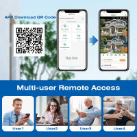 Cámara IP De Seguridad Exterior WiFi 8MP 4K Doble Lente Detecta Humanos Pantalla Dual ICSEE Tris Hogar Vigilancia Video - details 3