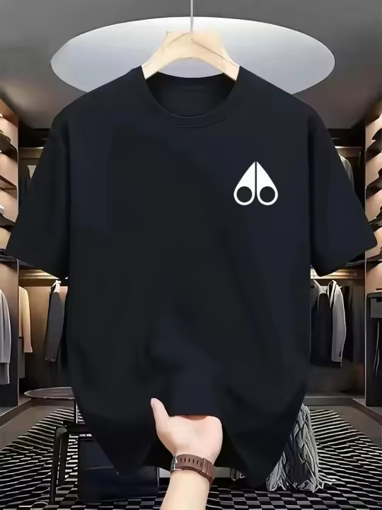 Camiseta De Hombre Corta Transpirable Y Quick-dry Estilo Deportivo Y Suelto Adecuada Para Tamaños Grandes Con Protección Solar Y Stretch - 1