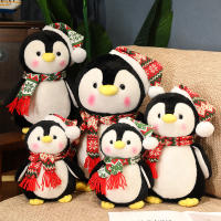 Peluche De Pingüino Navideño Kawaii De 25/35/45CM Juguete Suave En Forma De Almohada Animal Para Niños Regalo De Cumpleaños - details 2