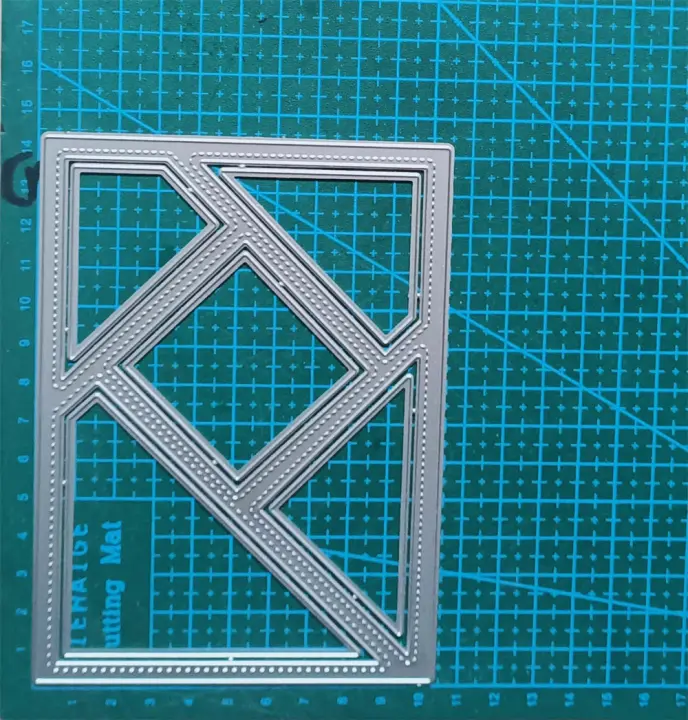 Métalos De Corte Para DIY Marco Rectangular Scrapbooking Estampado Decorativo Herramienta De Manualidades Templado De Carbono - 1
