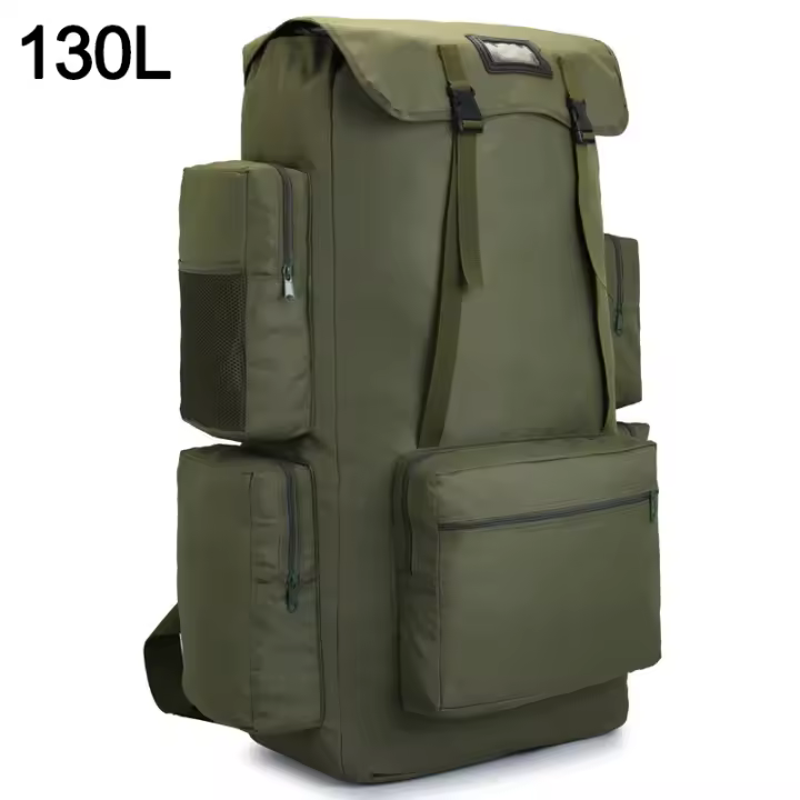 Mochila Táctica Grande De Viaje Para Camping Y Senderismo 110L 130L Bolsa De Hombro Militar Multifuncional Para Hombres Bolsa De Viaje Exterior - 1