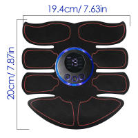 Estimulador Muscular EMS Inalámbrico Para Entrenamiento Abdominal Y Adelgazamiento Corporal Masajeador Eléctrico De ABS - details 7