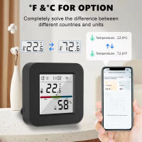 Sensor De Temperatura Y Humedad ONENUO Tuya WIFI/Zigbee Con Iluminación Inteligente Compatible Con Alexa Y Google Smart Life - details 31