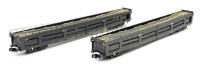 ARNOLD - SET 2 VAGONES PLATAFORMA AUTOEXPRESO DDMA DECORACION ORIGINAL CON REJILLAS - ESCALA N (1/160) - ARNOLD HN4413 - details 1